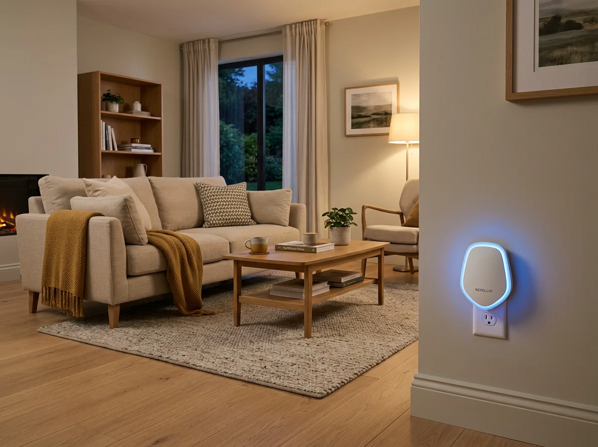 Repellio Plugged In Modern Living Room