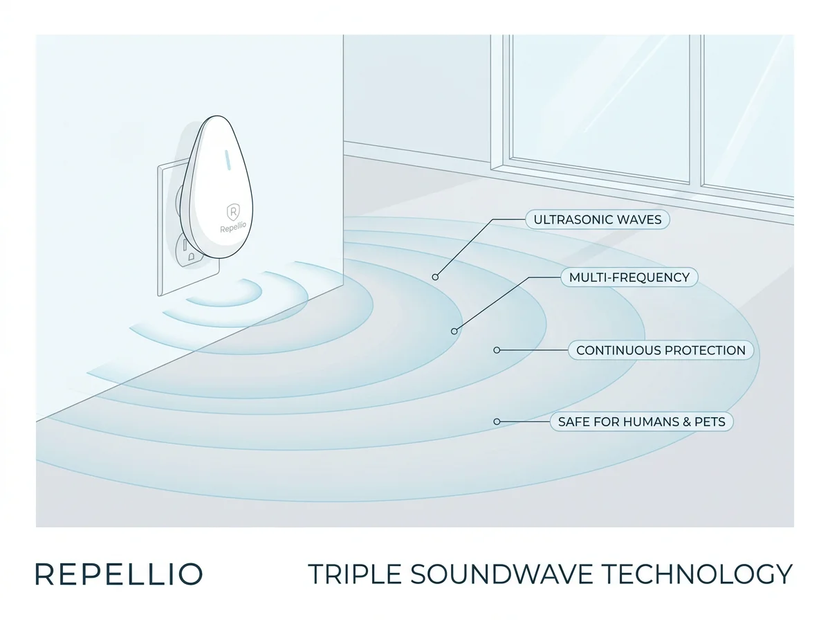 Repellio Soundwave Technology Diagram